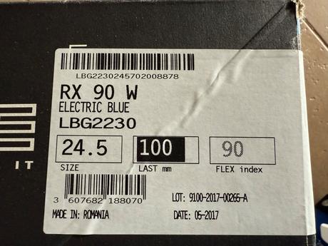 Lyžiarky lange rx 90 w veľkosť 24,5, lange,25