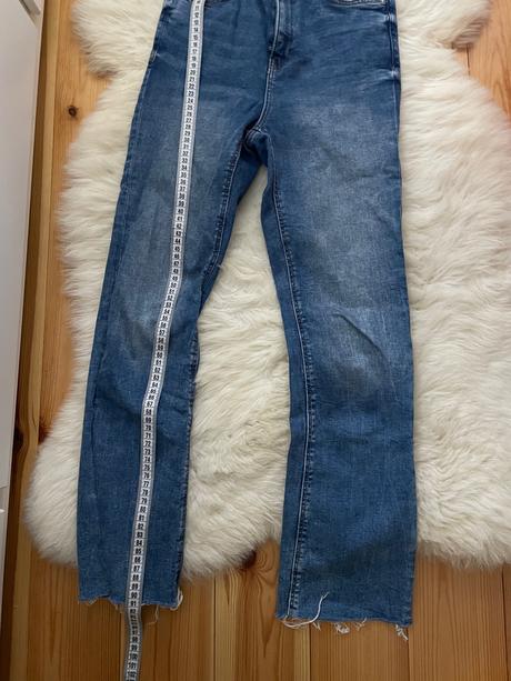 Modré rifle cropp, denim,32