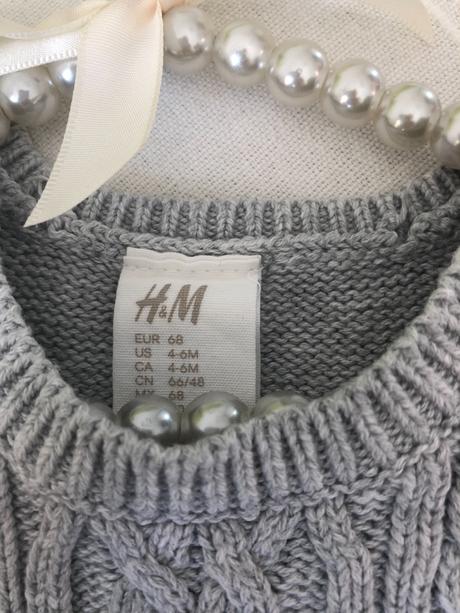 Pletené šaty 68, h&m,68
