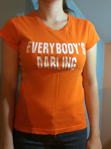 Oranžové tričko, amisu,l