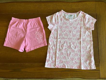 Letné pyžamko šmolkovia 110/116, 110