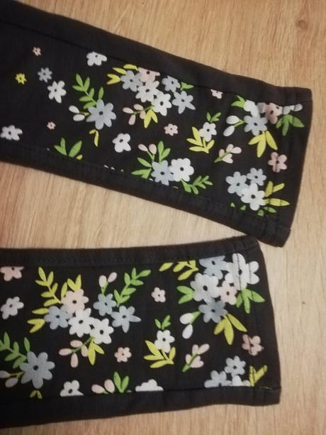 Elastické legíny s kvietkami, dopodopo,110