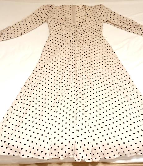 Dlhé bodkované šaty, h&m,36