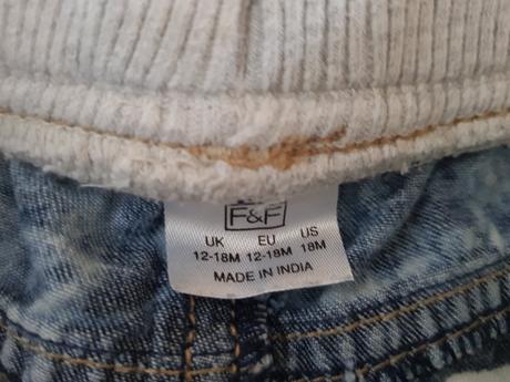 Riflové nohavice, f&f,86