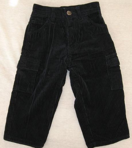 Chlapčenské menčestrové nohavice, 74