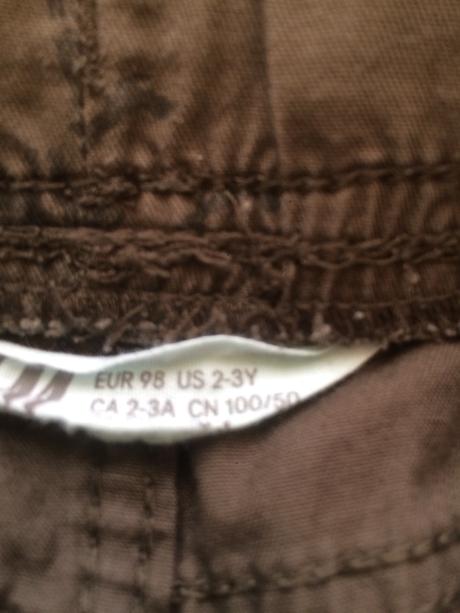 Nohavice, h&m,98