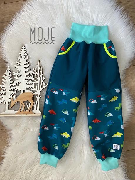 Reflexne softshellove nohavice na zimu/jar/jesen, 86 - 128