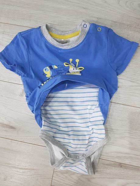 Body tričko 2v1, ergee,74