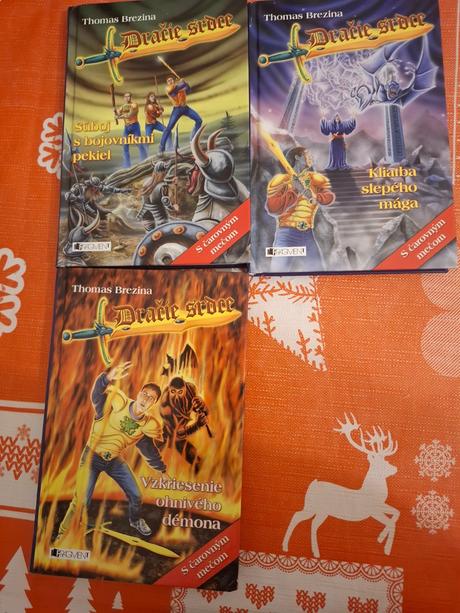 Thomas brezina dračie srdce spolu 6eur, 