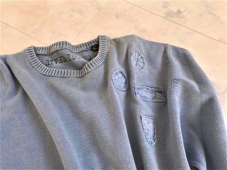 Vintage bavlnený pulóvrik, river island,m