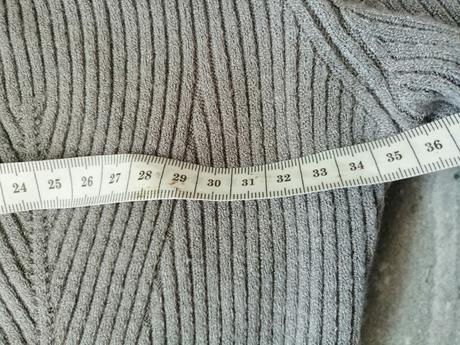 Sivé pletené maxi šaty answear, vm-l, l