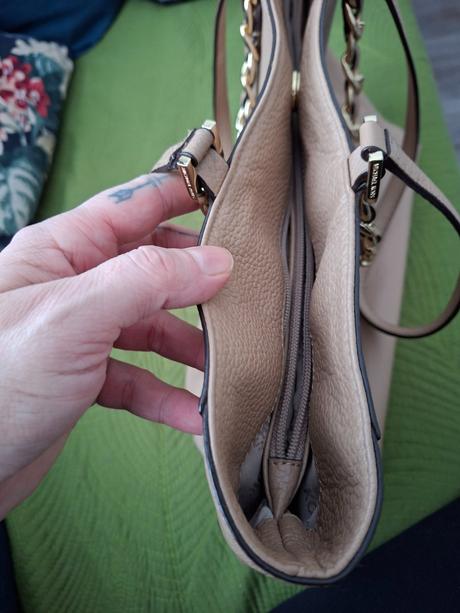 Kabelka bezovo hneda michael kors, michael kors