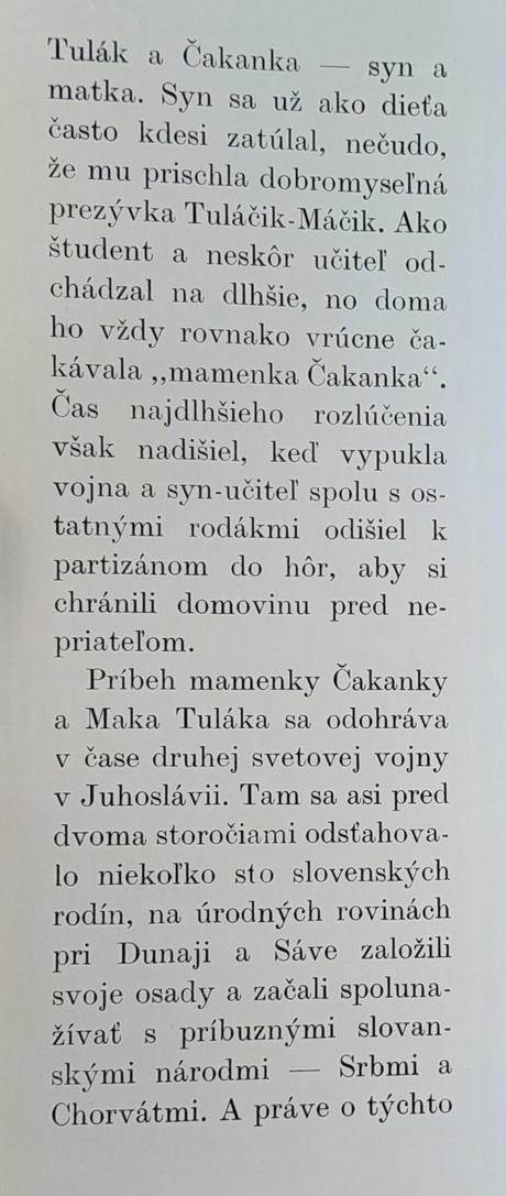 Tulák a čakanka,
