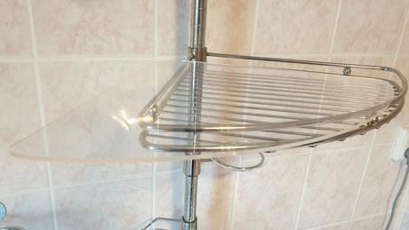 Chromový stojan do kúpelne, 