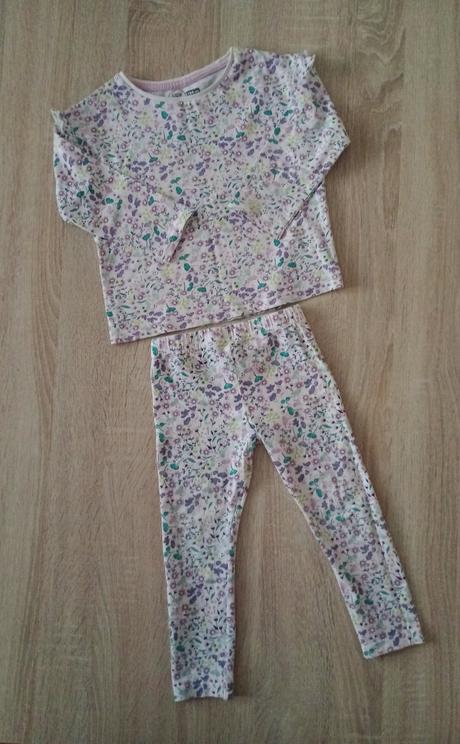Legíny a tričko s kvetinkami, pepco,104