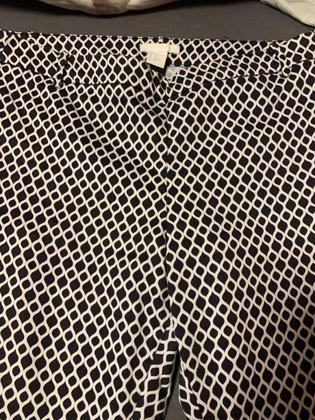 Nohavice so vzorom, h&m,l