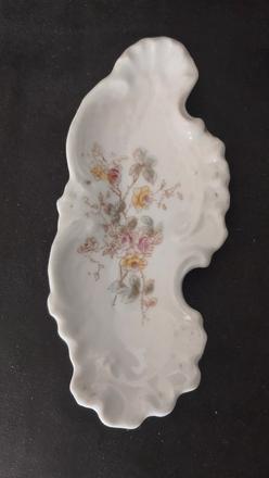 Retro porcelánová miska atypického tvaru d.15,5cm, 