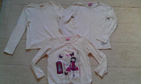 3x tričko dlhý rukáv, cherokee,116