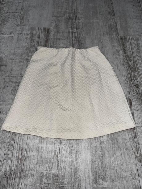 Krémová sukňa s rozparkom, reserved,s