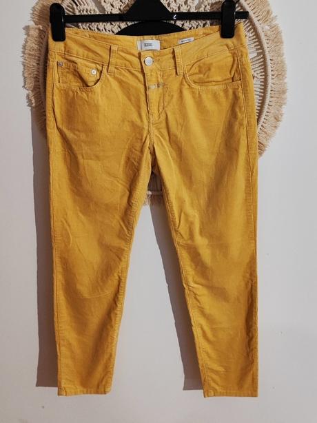 Menčestrové nohavice closed, l