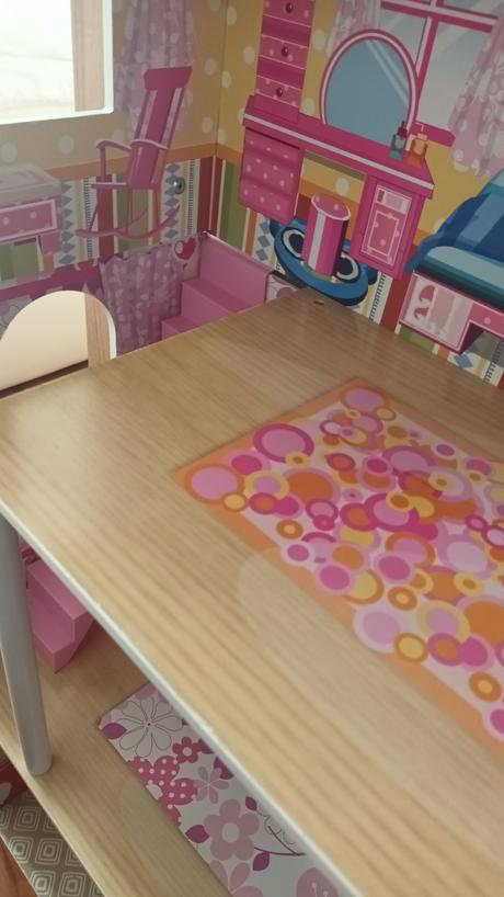 Ružový domček pre bábiky s výťahom,