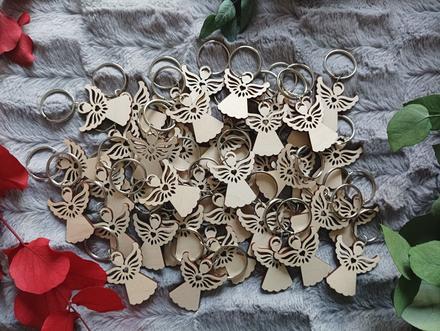 Prívesok na kľúče anjelik 4cm, 