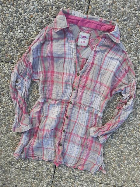 Zľava. dlhá košeľa bershka velk. s., bershka,s