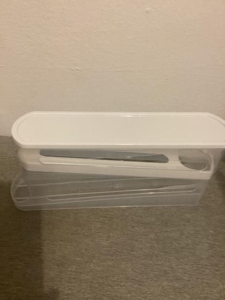 Priehľadný automatický rolovací držiak na vajcia,