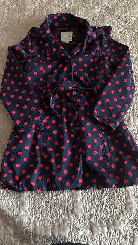 Bodkovaný trenčkot, reserved,140