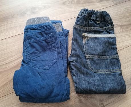 Podšité nohavice, rifle - 98/104, f&f,104