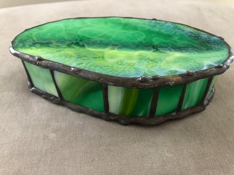 Vitrážová šperkovnica,