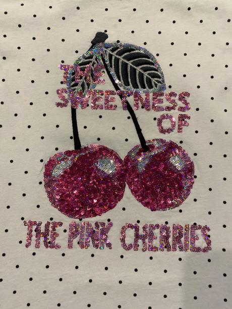 Tričko s čerešňami, c&a,164