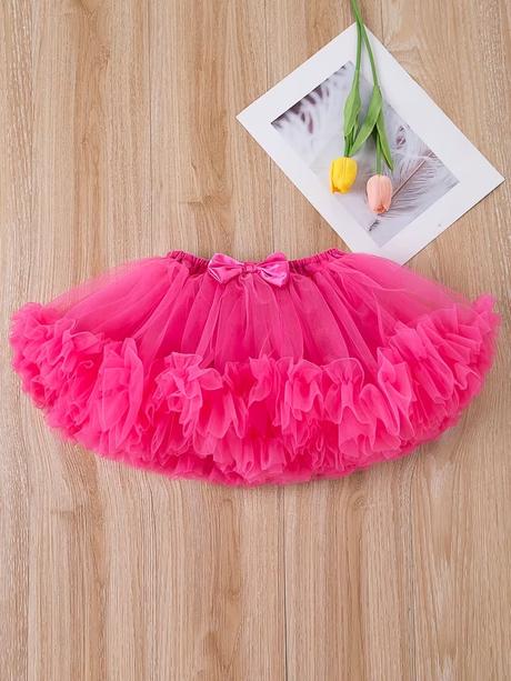 Detská tu tu dolly sukňa baby cyklamen - veľ.90, 86 / 92
