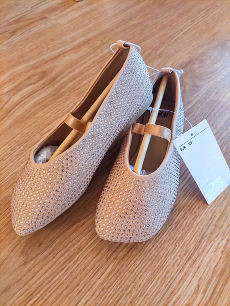 H&m balerínky so strasmi, h&m,29