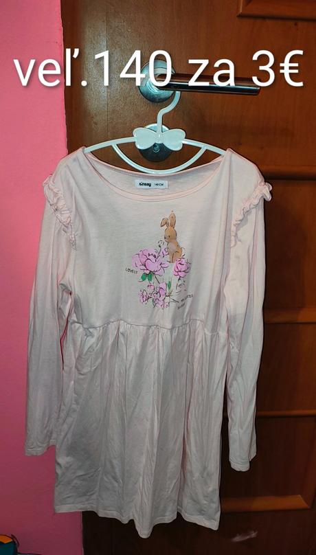 Šaty s dlhým rukávom veľ.140, sinsay,140