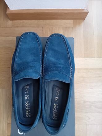 Pánske semišové mokasíny geox, geox,43
