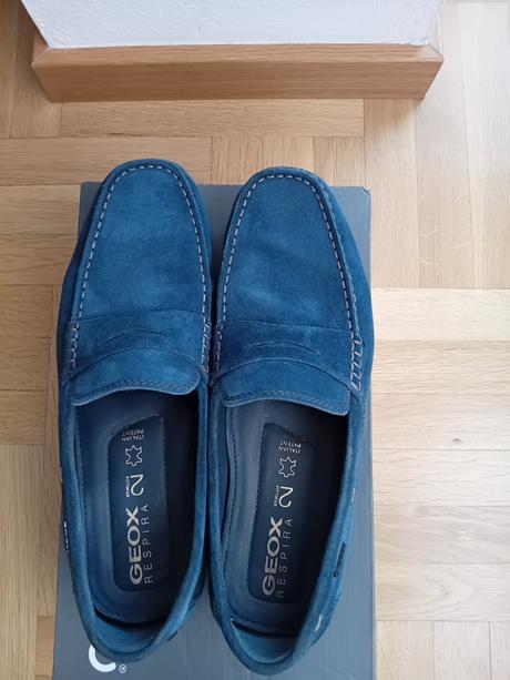 Pánske semišové mokasíny geox, geox,43