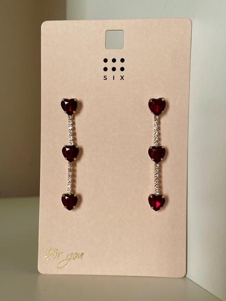 Plesové srdiečkové náušnice, 