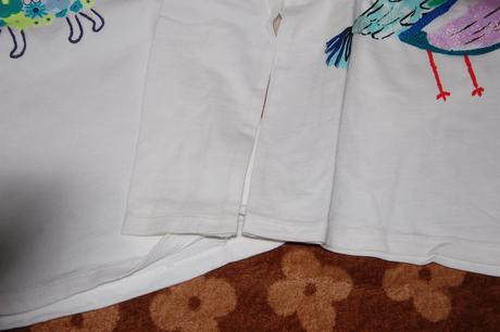 Tričko s kvetinkovým ježkom a vtáčikom, gymboree,98