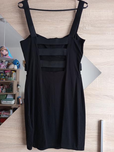 Čierne sexi šaty, h&m,s