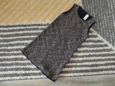 Trblietavé úpletové šaty, c&a,146