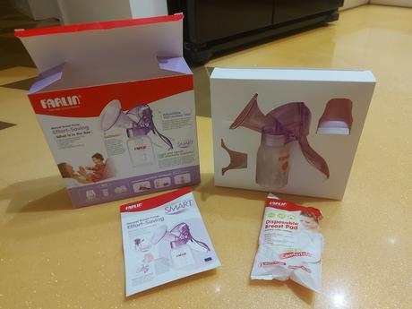 Farlin odsávačka mlieka pákova so zásobníkom,