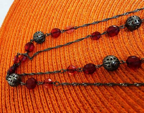 Starožitný vintage náhrdelník, 