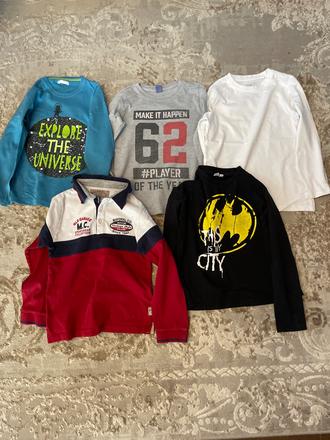 Trička s dlhym rukávom, 122