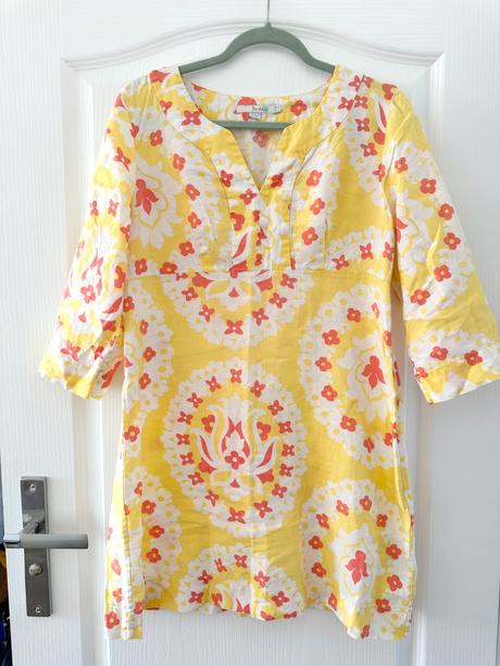 Ľanové šaty v štýle 70. rokov, 40