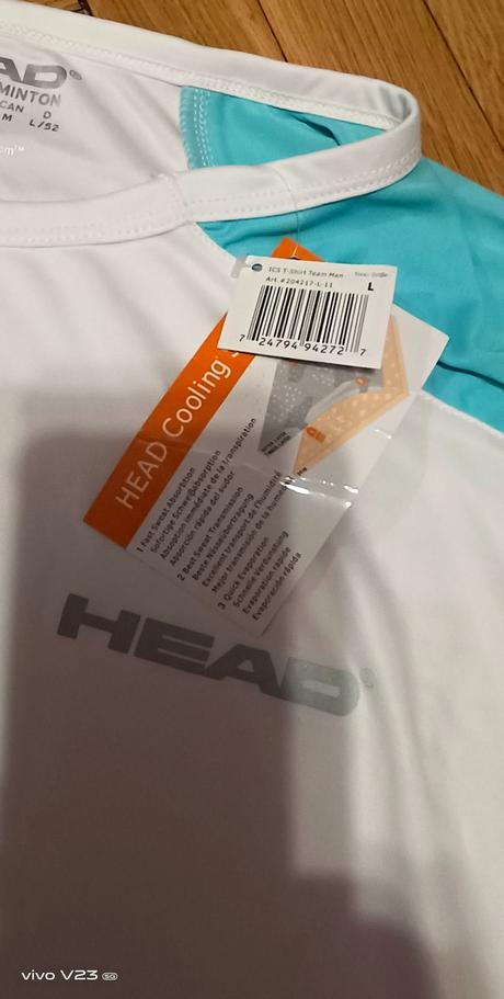 Tričko head badminton, l