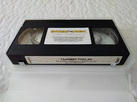 Retro rozprávka tajomný poklad na vhs, 