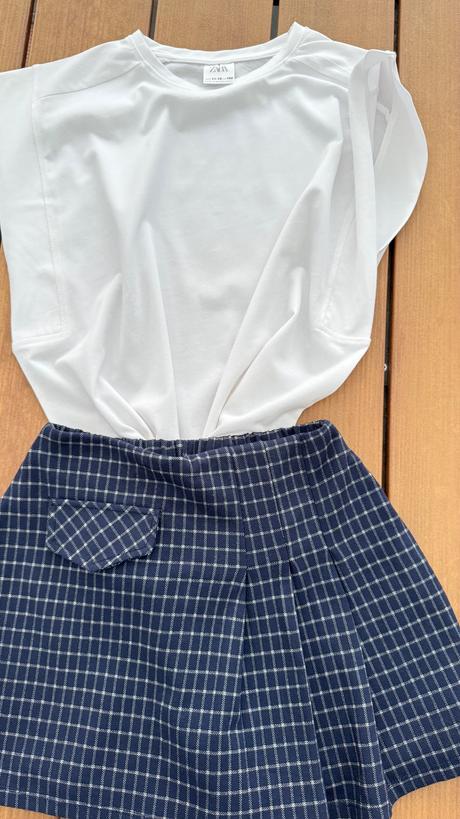 Hladké biele tričko zara, zara,152