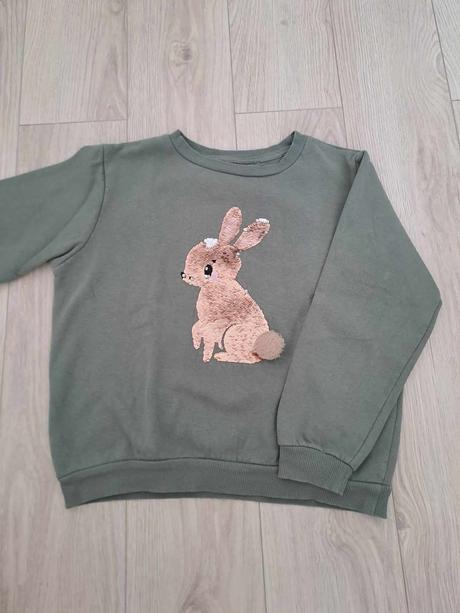 Svetríky so zajačikmi, h&m,134