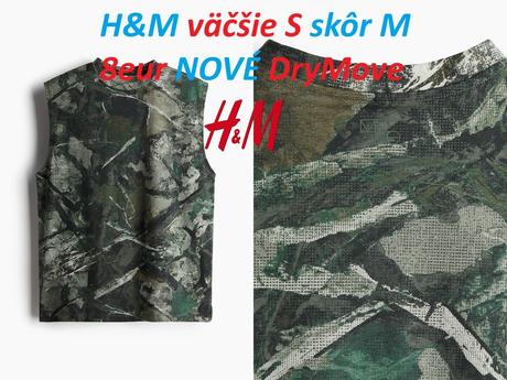 Tričko hm drymove športové kaki, h&m,s